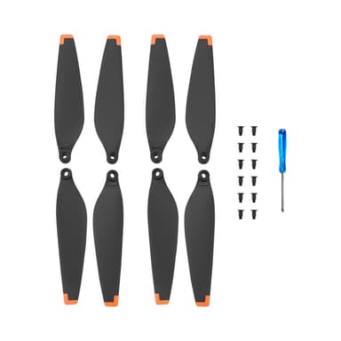 Erstatningsdronepropeller støysvak lettvekt 2 par Oransje DJI Mini 3