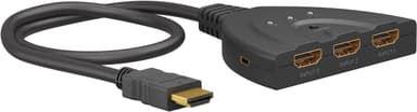 Goobay Manuell HDMI™-svitsj 3 til 1 (4K   60 Hz)