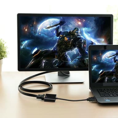 HDMI til VGA-adapter med 3,5 mm lydkontakt