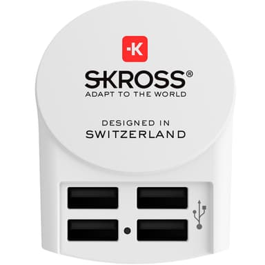SKROSS 4-ports USB-lader EU