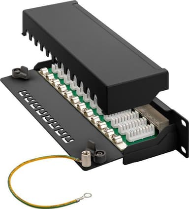 Goobay CAT 6 10 tommers (25,4 cm) patchpanel, 12 porter