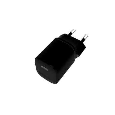 Champion Lader 20W + USB-C til Lightning-kabel Sort