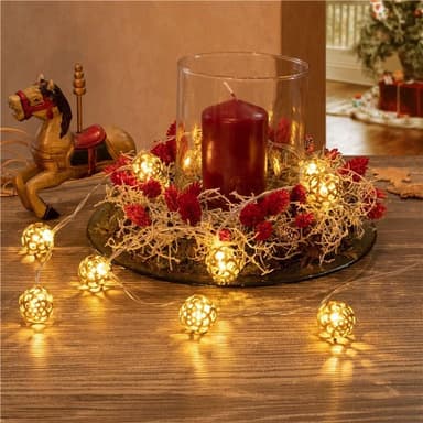 Goobay String Light ""Ornamenter"" med 10 lysdioder