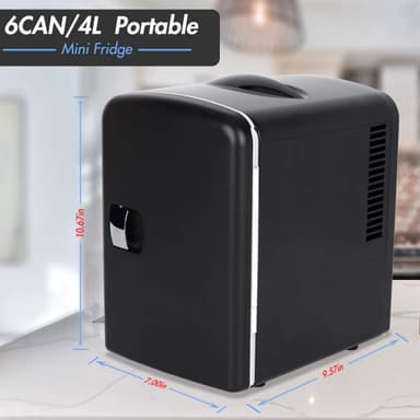 Denver Minikjøleskap / varmeapparat 4Liter 220V + 12V adapter