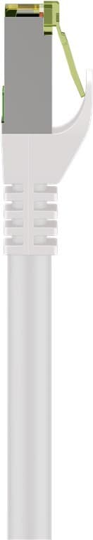 Goobay RJ45 patchkabel med CAT 8.1 S/FTP råkabel, AWG 26, hvit