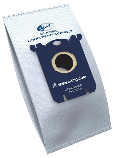 S-bag Classic Long Performance støvsugerpose E201B til Electrolux(4pk)