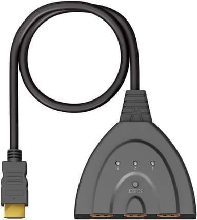Goobay Manuell HDMI™-svitsj 3 til 1 (4K   60 Hz)