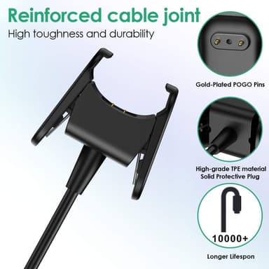 USB-lader for Fitbit Charge 4