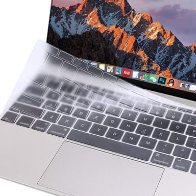 Tastaturdeksel til MacBook Pro 13""/ Retina 12"" silikon Gjennomsiktig