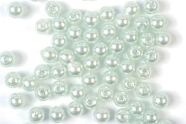 Plastpärlor 5mm 500g, Ljusgrön