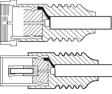 Goobay SAT/antenneadapterkabel (<70 dB), 2x skjermet