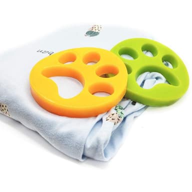 Pelsfjerner for klær - fjerner hunde-/kattehår Grønn/Gul 2-pack