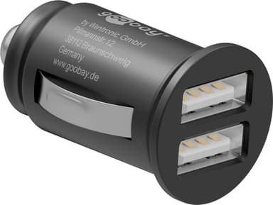 Goobay Dobbel USB billader (2xUSB)