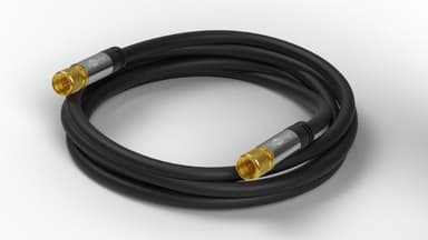 Goobay SAT -antennekabel (135 dB), 4x skjermet