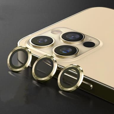 Linsedeksel iPhone 13 Pro / 13 Pro Max 3-pack Gold