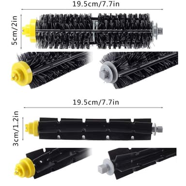 Rullborste huvudborste 2-pack iRobot Roomba 760/770/772/774/775/776/780/782/785/786/790