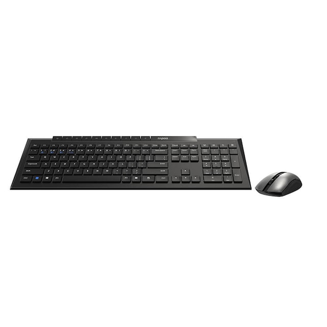 RAPOO Tastatur/musesett 8210M Multi-Mode Trådløs svart