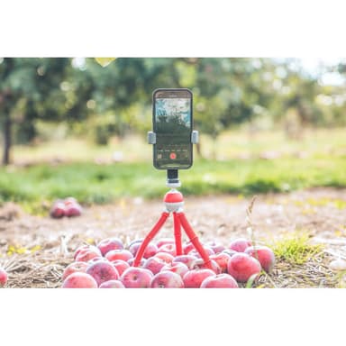 JOBY Bordsstativ Smartphone Kit Podzilla Medium Rød