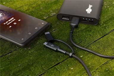 Goobay Lade- og synkroniseringskombinasjonskabel (med USB A til Micro-USB & USB-C™)