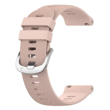 Klokkereim silikon Rosa 22 mm Garmin Forerunner 265 / 265 Music / 255 / 255 Music / Venu 2 / Vivoactive 4
