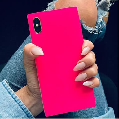 IDECOZ Mobildeksel Neon Rosa iPhone 8 PLUS/7 PLUS