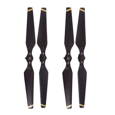 2 par 8330F uttrekkbare dronepropeller for DJI Mavic PRO Svart gull