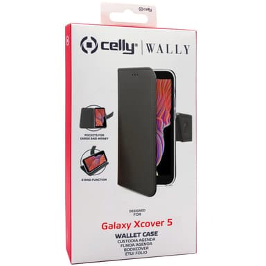 Celly Lommebok-deksel Galaxy Xcover 5 Svart