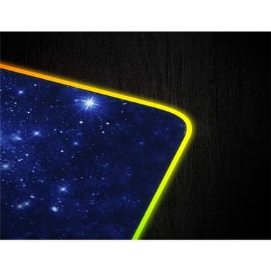 Gaming RGB USB LED-musematte Starry Sky Black (L)