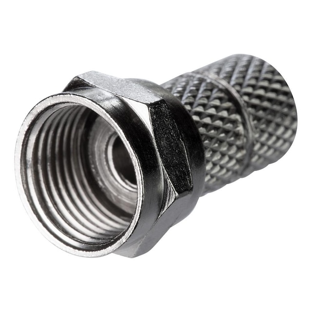 deltaco F-connector, male, 6.2mm RG59/antenna cable, screw mount, go