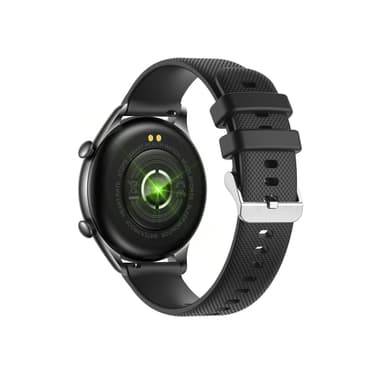 Smart klocka med puls, sömnmonitor, stegräknare IP67 Sort