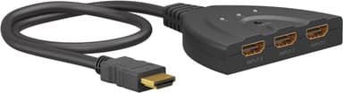 Goobay Manuell HDMI™-svitsj 3 til 1 (4K   30 Hz)