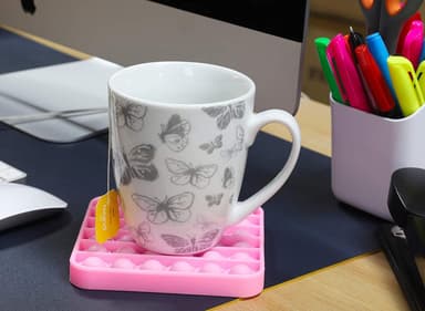 INF Pop it Fidget toy square Rosa