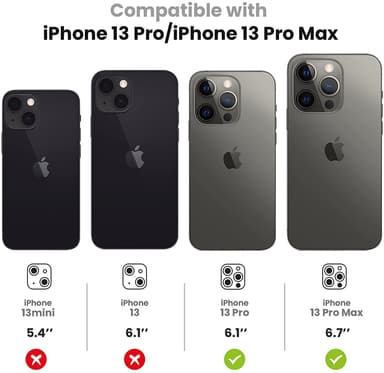 Linsedeksel iPhone 13 Pro / 13 Pro Max 3-pack Gold