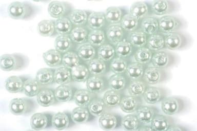 Plastpärlor 5mm 500g, Ljusgrön