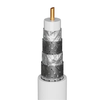 Goobay SAT-antennekabel (135 dB), 4x skjermet