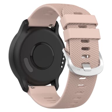 Klokkereim silikon Rosa 22 mm Garmin Forerunner 265 / 265 Music / 255 / 255 Music / Venu 2 / Vivoactive 4