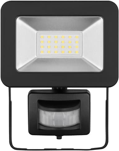 Goobay LED-spotlight for utendørs bruk, 20 W, med bevegelsesdetektor