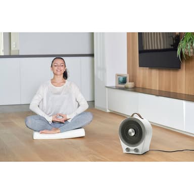 BLACK+DECKER Varmevifte 2000W 2i1 Hvit