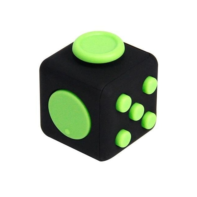 Fidget Cube, Svart/Grønn