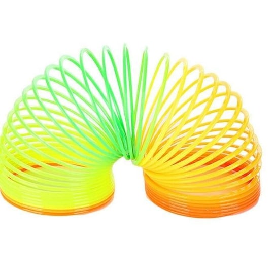Färgglad Slinky