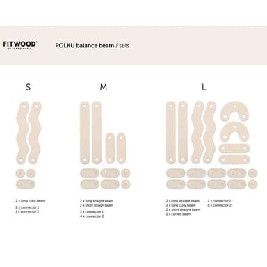 Fitwood POLKU balance beam S