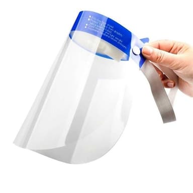 15-pakk Visir / Beskyttelsesvisir / Ansiktsbeskyttelse i plast