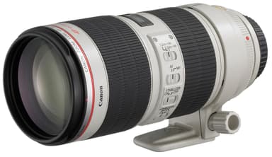Canon EF 70-200 mm f/2.8L IS USM II objektiv (hvit)