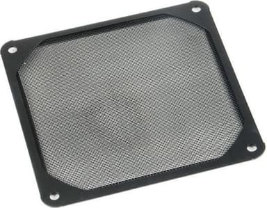 AKASA viftefilter av aluminium, 120x120mm, svart