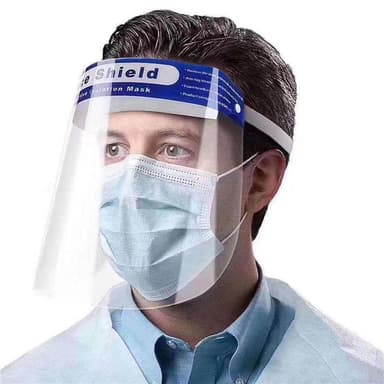 10-pack Visir / Beskyttelsesvisir i plast