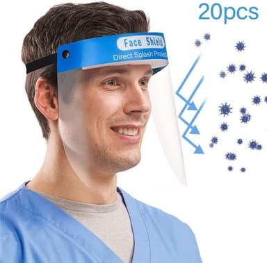 20-pack Visir / Beskyttende visir / Plast ansiktsskjerm