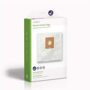 Nedis Støvsugepose- | 4 stk. | Syntetisk | Mest solgt for: Philips | Hvit