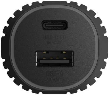 Unisynk USB-C/USB-A billader (sort)