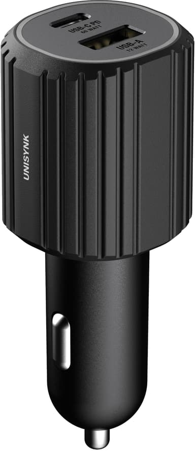 Unisynk USB-C/USB-A billader (sort)