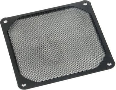 AKASA viftefilter av aluminium, 120x120mm, svart